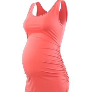 Coral Maternity Dress NWT